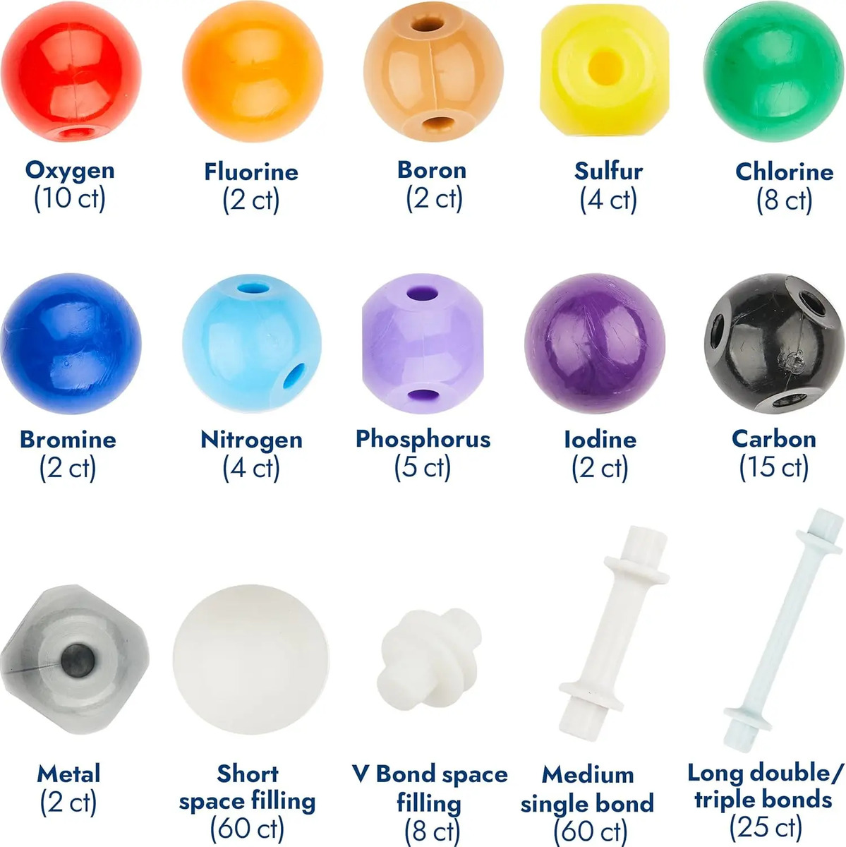 Kit De Química Con 239 Piezas, Incluye Átomos Para Moléculas - Image 3