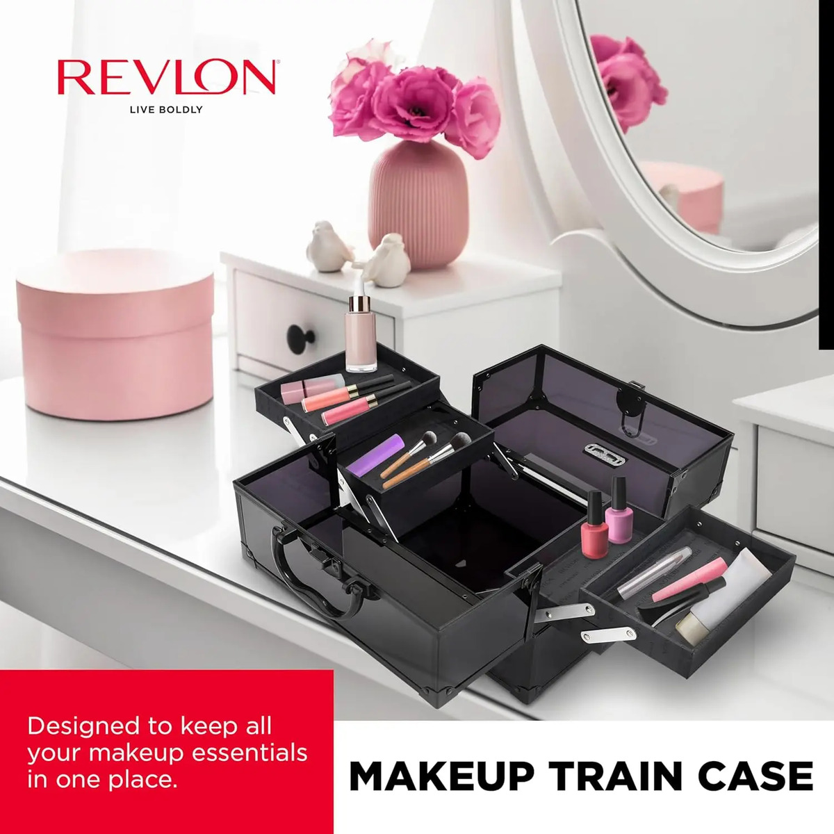 Caja Organizadora De Maquillaje Revlon, 25 Cm, Grande - Image 2