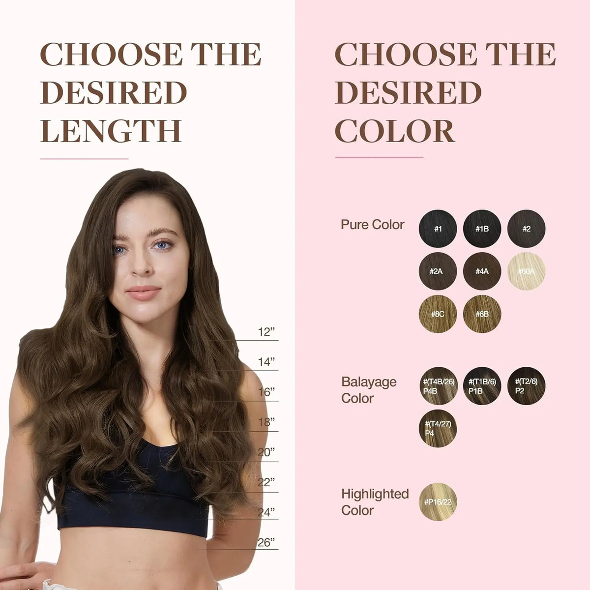 Cabello Remy Color Chocolate 56cm 150g - Image 8