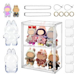 Estuche Para Figuras Labubu 12 Unidades Transparente Resiste