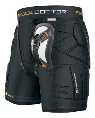 Shock Doctor Shockskin Lax Relajado Fit Impacto Corto (negro - Image 2