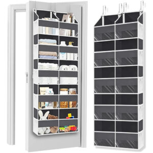 Organizador Grande Con 5 Niveles Y 10 Compartimentos Gris