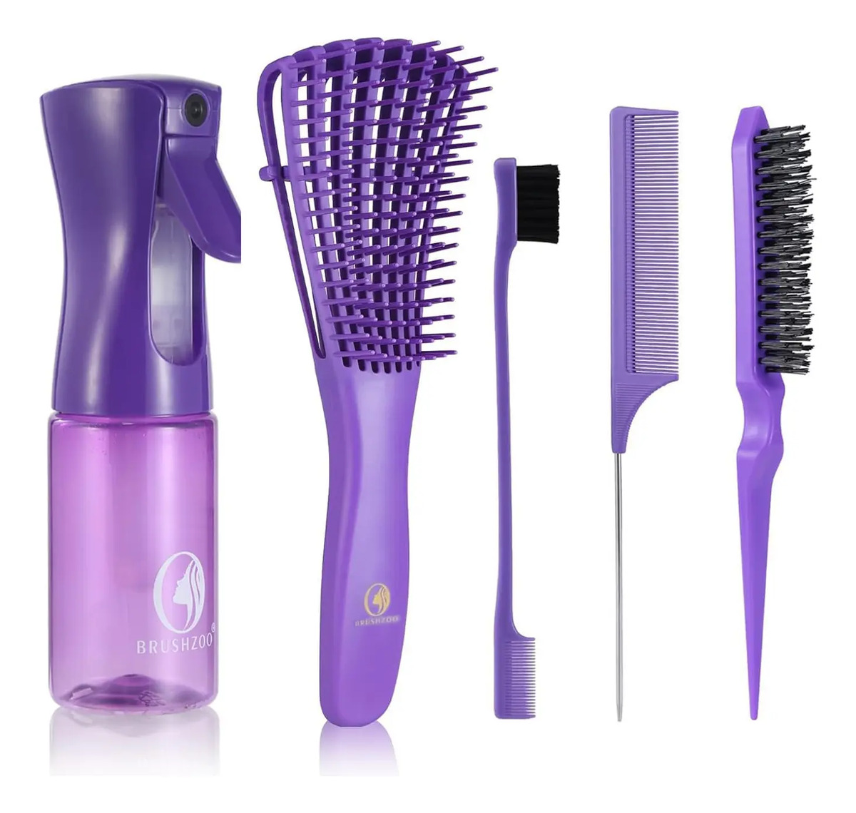 Cepillo De Pelo Para Mujer Hombre Niño Con 4 Piezas Incluye