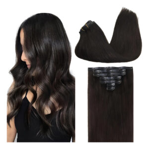 Extensiones De Cabello Humano 45 Cm Marrón Oscuro S-2