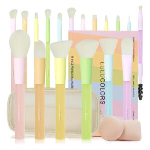 Conjunto De 18 Brochas De Maquillaje Para Principiantes Con