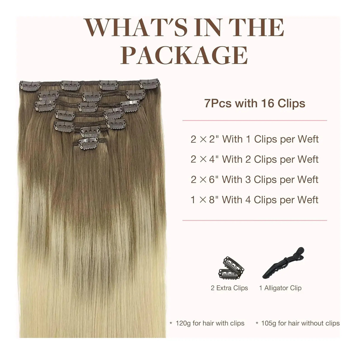 Extensiones Cabello Humano Remy 50cm Balayage - Image 2