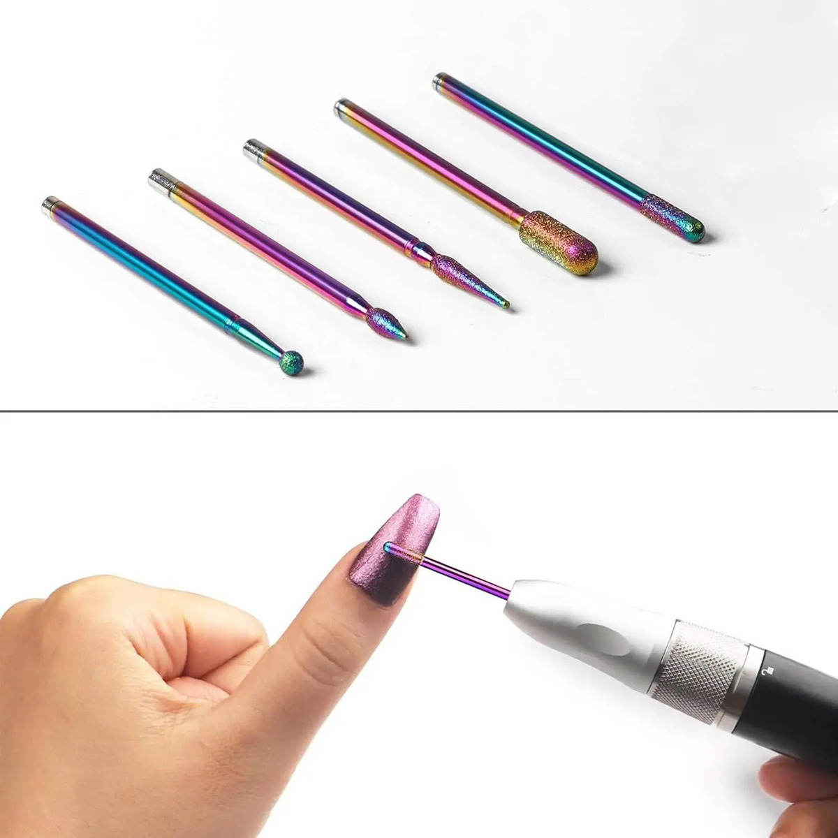 Broca De Uñas De 30 Piezas Con Diamante Para Manicura Y Pedi - Image 4
