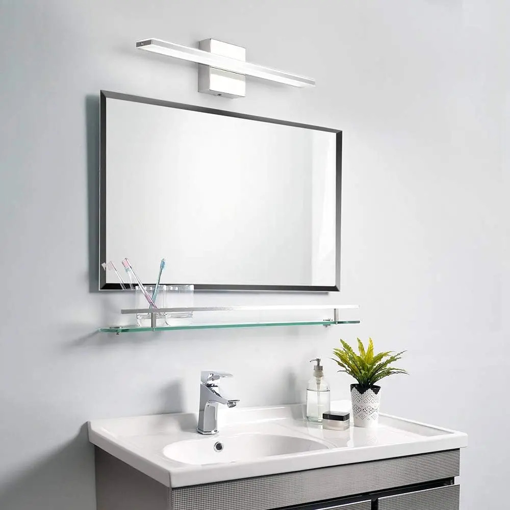 Barra De Luz Led Para Baño, 51 Cm, Cromada, 12w, Sobre Espej - Image 3