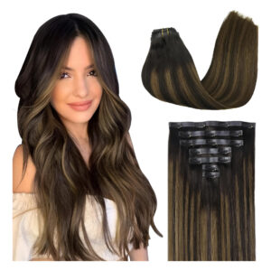 Cabello Humano De 45 Cm Y 110g Marrón Marrón