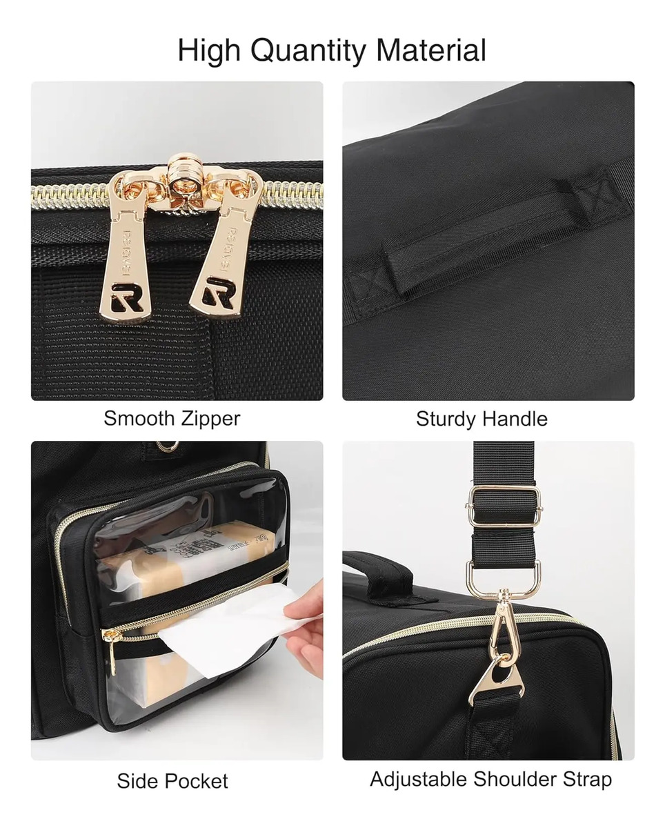 Bolso De Maquillaje Extra Grande Con Divisores Ajustables - Image 8
