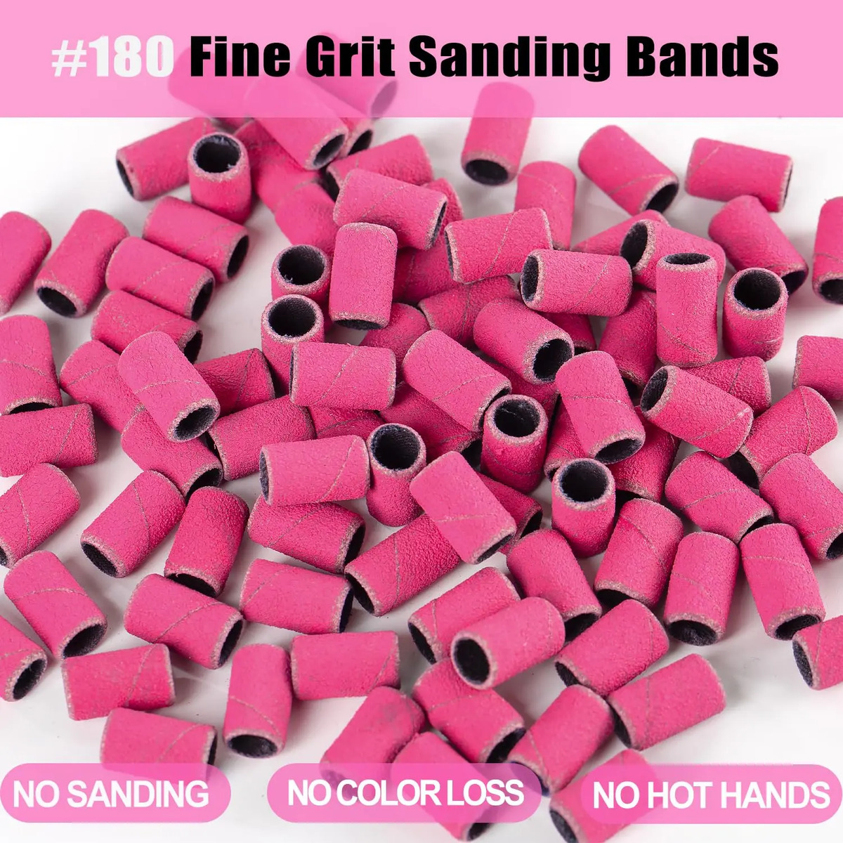 Pulidor De Uñas Profesional Con 80 Piezas Incluyendo Bandas - Image 3