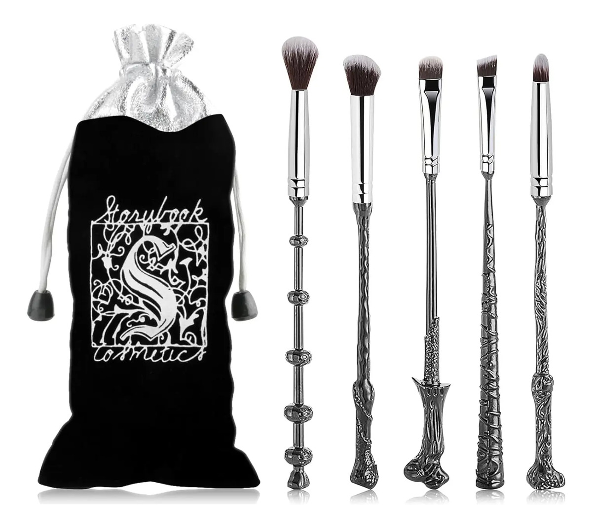 Pincel De Maquillaje Para Mujeres Y Niñas De 5 Piezas En Col