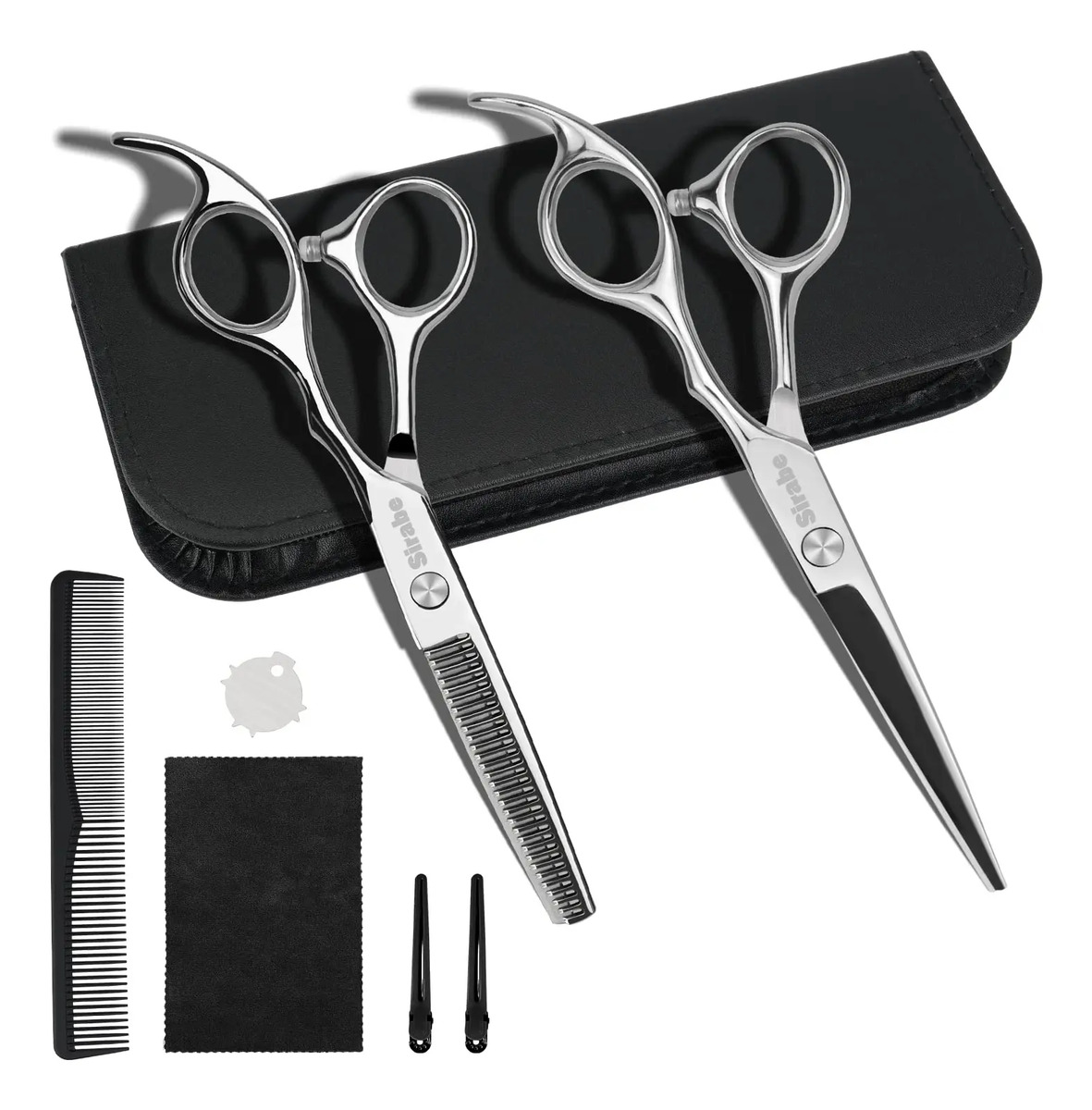 Tijeras De Corte De Pelo Profesionales De 16,5 Cm Para Barba - Image 2