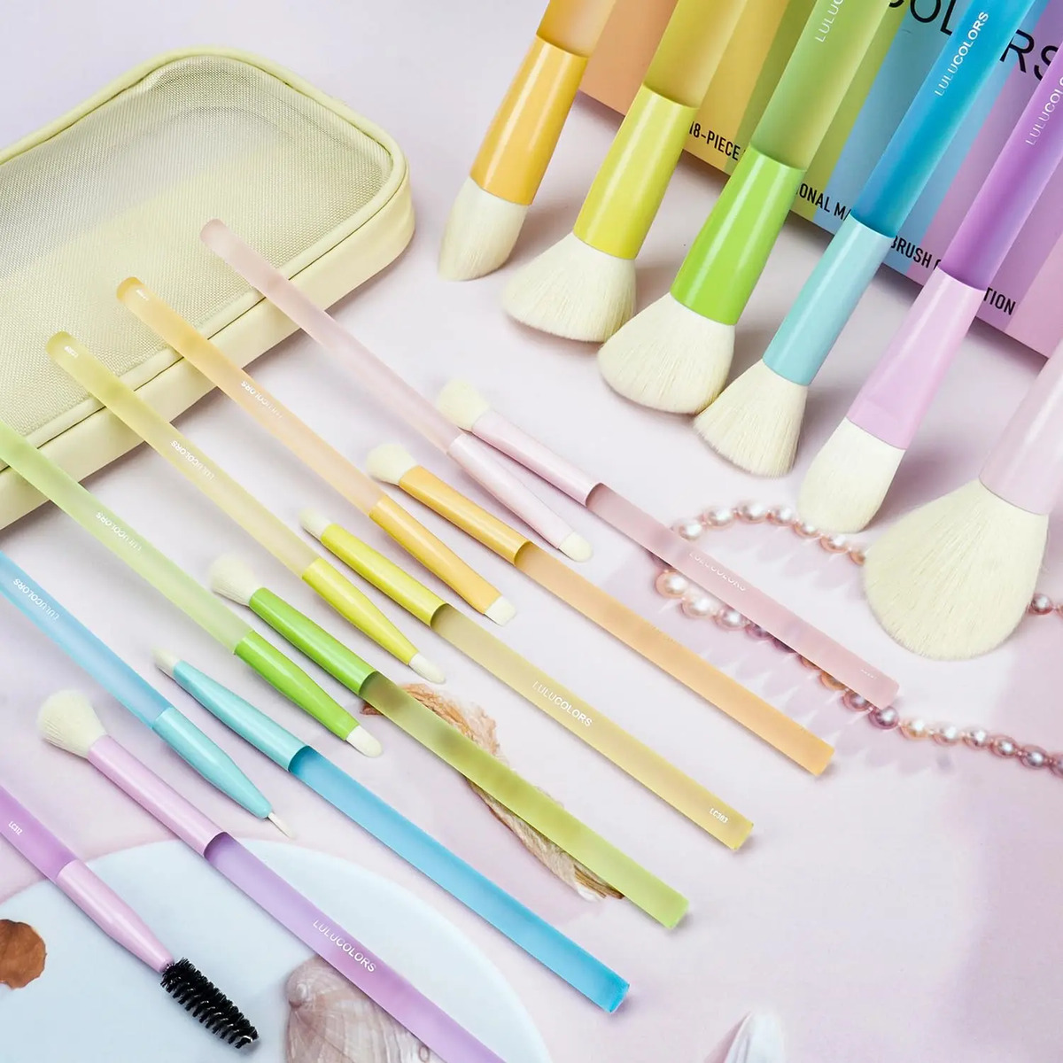 Conjunto De 18 Brochas De Maquillaje Para Principiantes Con - Image 7