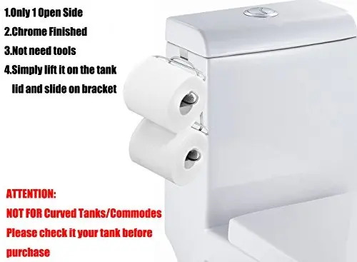 Esylife Over The Tank 2 Rollo De Papel Higiénico Para Baño T - Image 3