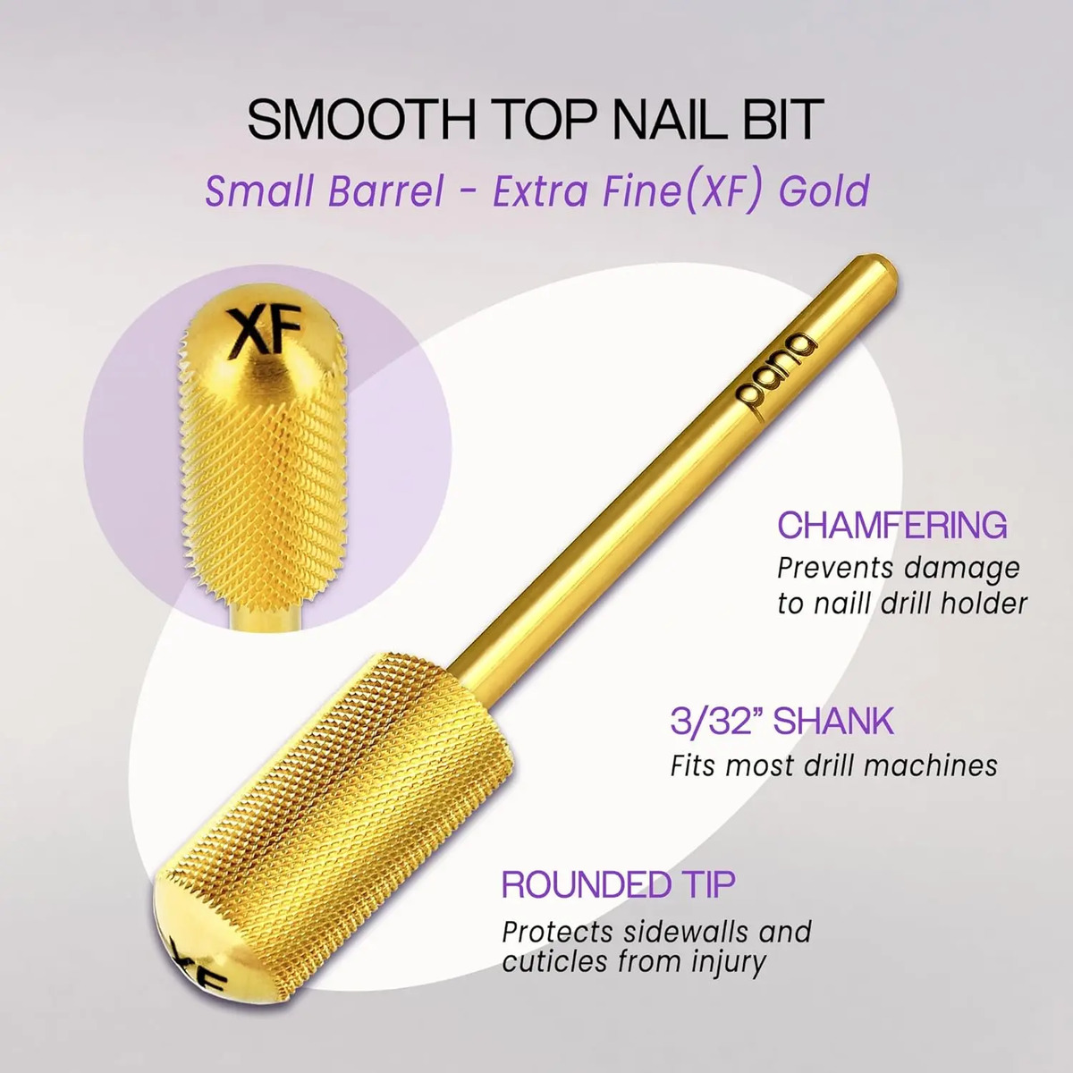Broca De Carburo Para Limar Uñas De 2 Mm Para Máquina De Man - Image 2