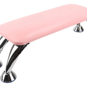 Soporte De Mano Para Uñas De  Microfibra De Cuero Rosa Desmo