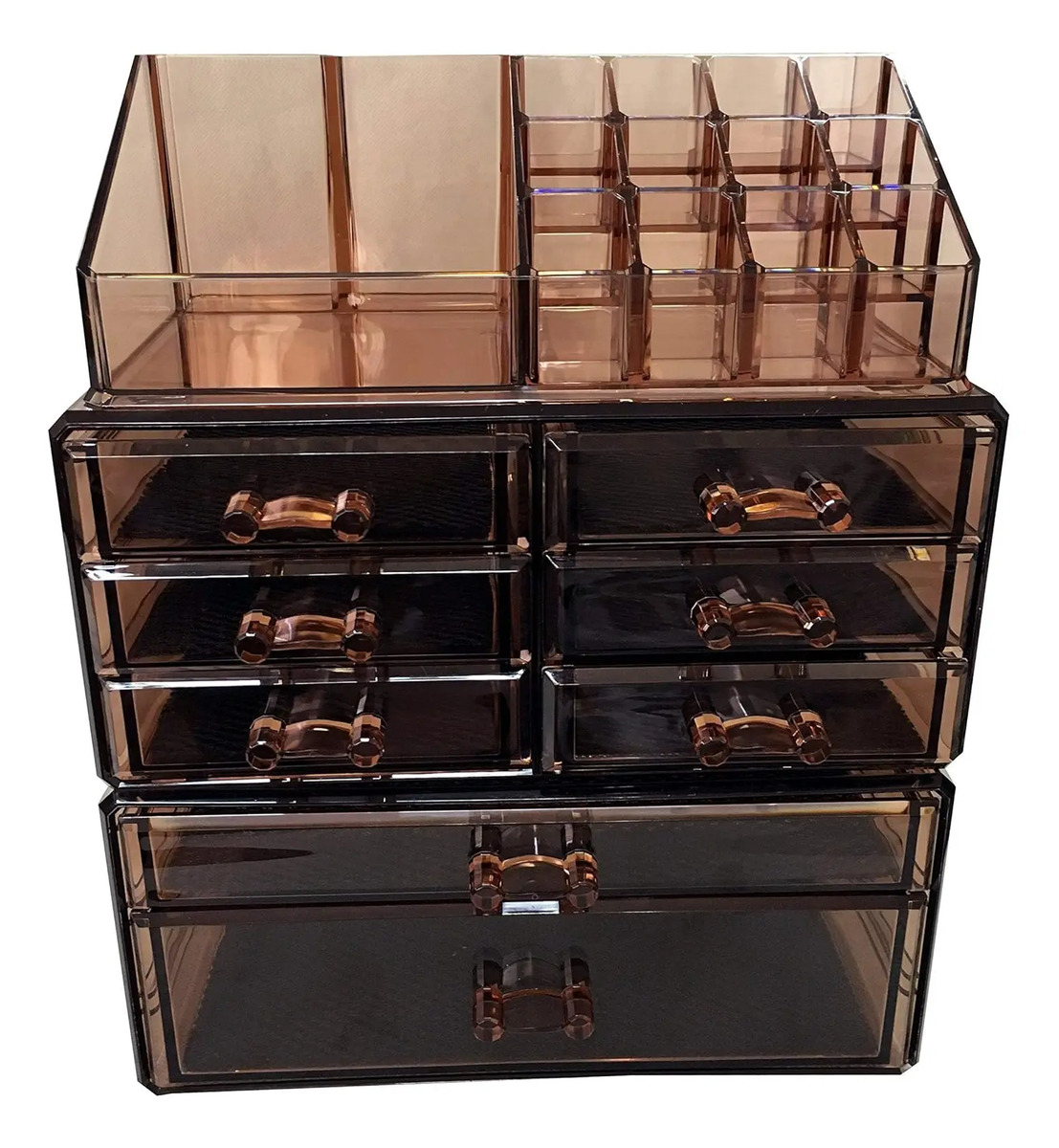 Organizador De Maquillaje Acrílico Para Cosméticos 3 Piezas - Image 4