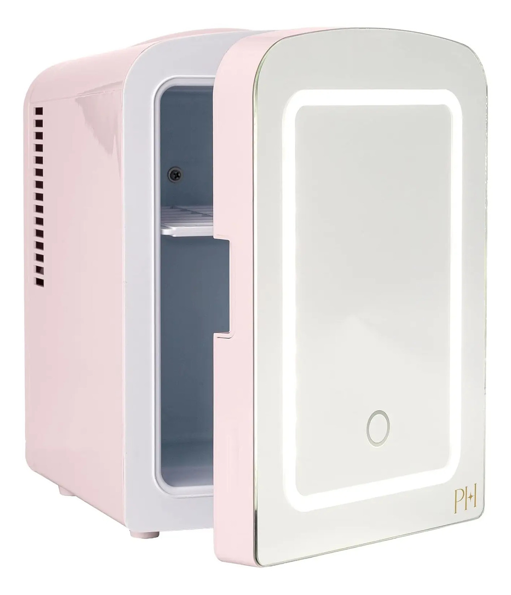 Mini Refrigerador Para Maquillaje 4 Litros, Puerta Espejada