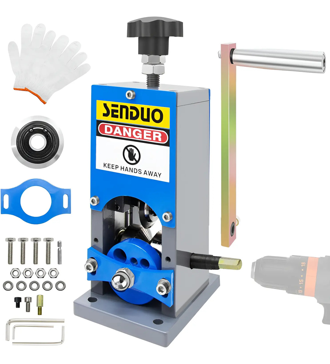 Máquina Manual Para Pelar Cables 1.5-40mm Portátil Con Maniv