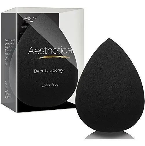 Aesthetica Cosmetics Beauty Esponja Blender - Esponja De Maq Negro