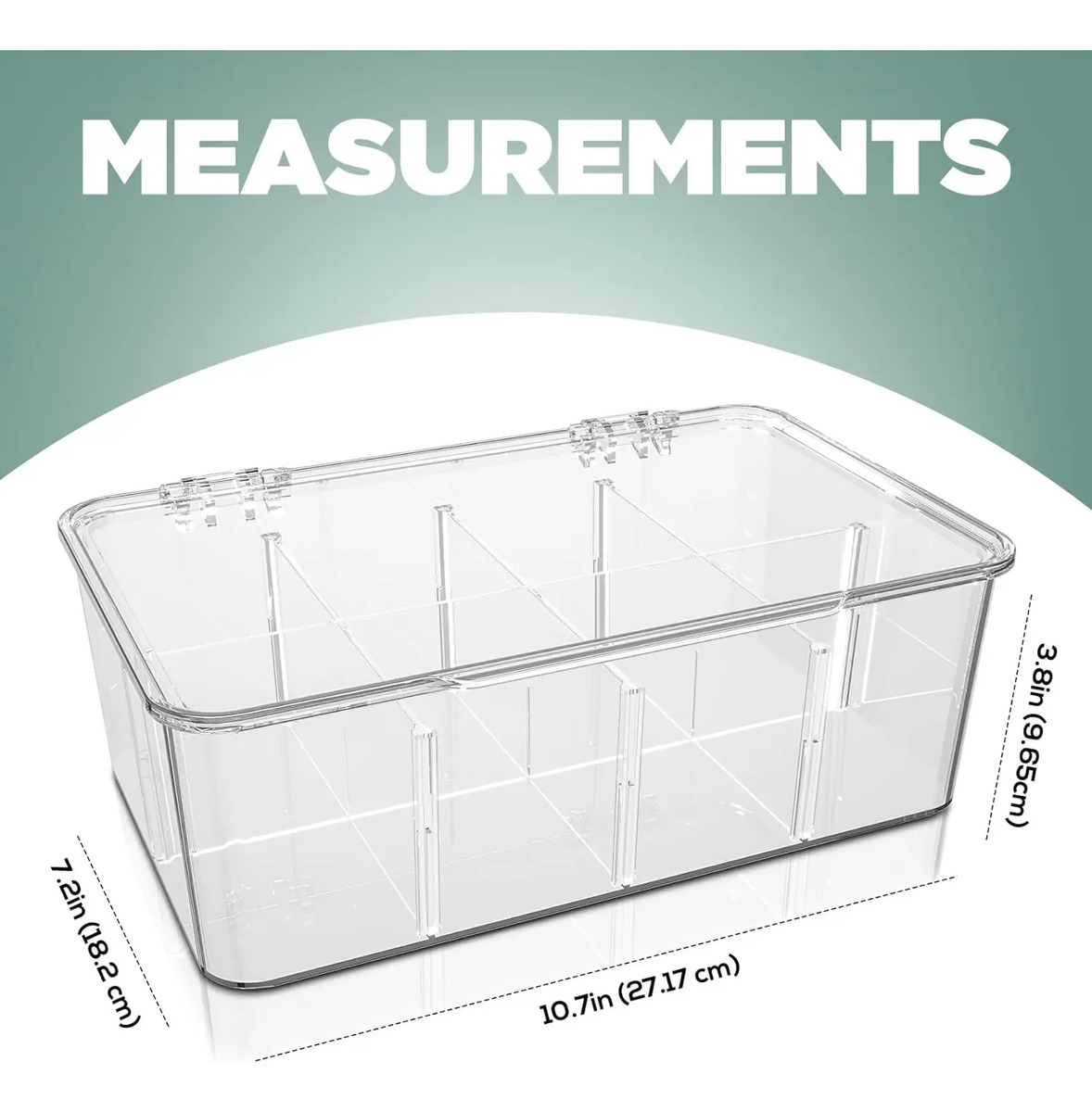 Organizador Bolsas De Té Multifuncióntransparente Resistente Blanco - Image 4