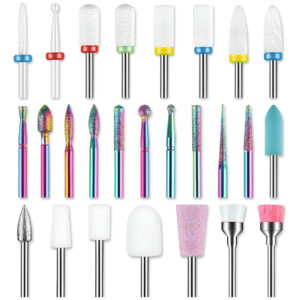 Juego De 26 Piezas Brocas Para Limadora De Uñas Profesionale