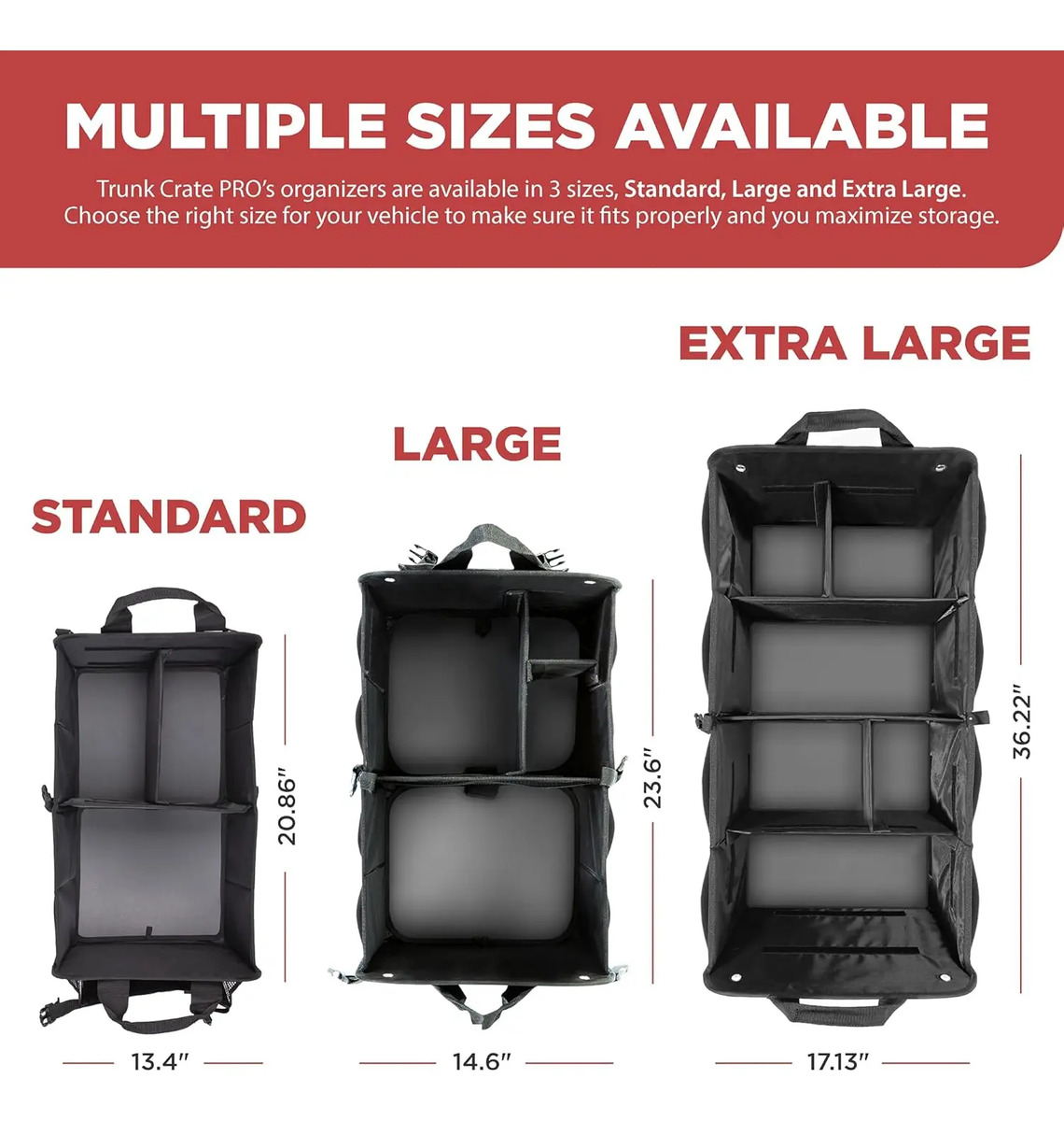 Organizador De Cajón Grande, 3 Compartimentos Para Suv - Image 7