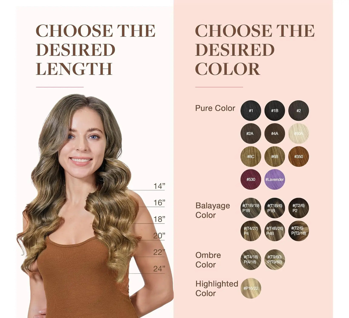 Cabello Humano Remy 55 Cm Bronce - Image 8