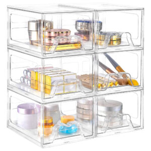 Organizador De Maquillaje Estéreo De 6 Unidades, 11 Cm De Al