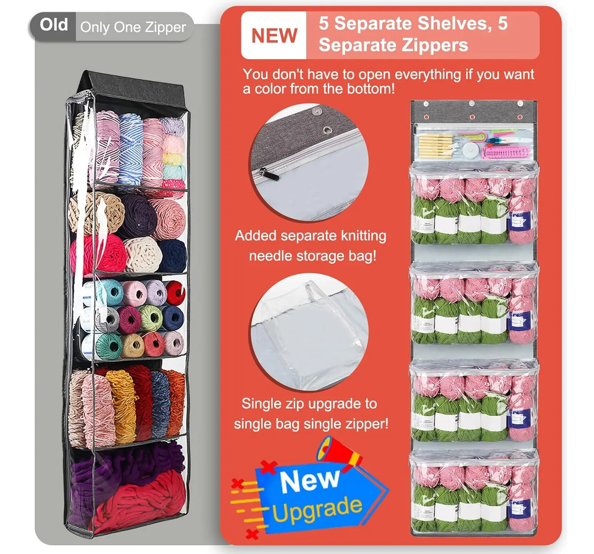 Bolsa Coopay Con 3 Ganchos Gran Organizador De Costura Separ - Image 2