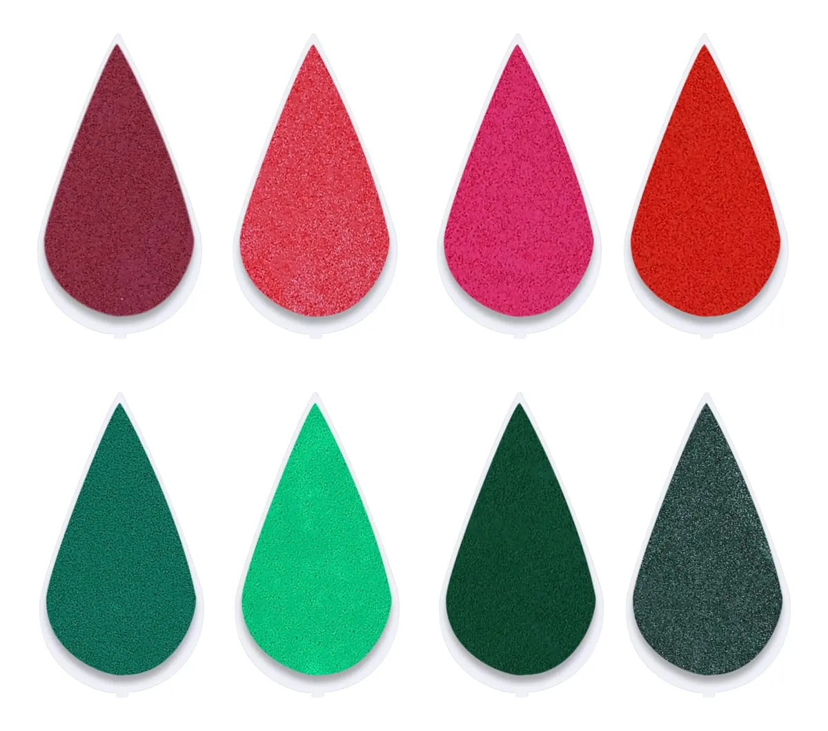 Tintas En Forma De Gota De Agua Con 8 Colores Navideños - Image 3