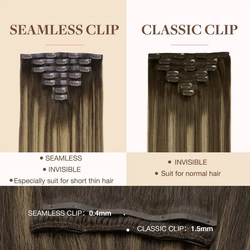 Cabello Humano Remy 45cm Marrón Marrón - Image 4