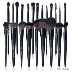 Kit De Brochas De Maquillaje Vegano De 21 Piezas Para Rostro