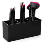 Organizador Del Organizador Del Cepillo Del Maquillaje, Solu Negro