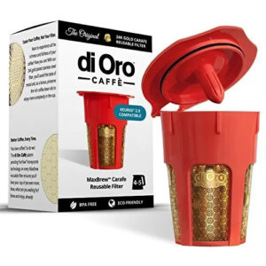 Maxbrew 24k Gold Reutilizable K-carafe Filter Para Keurig 2.