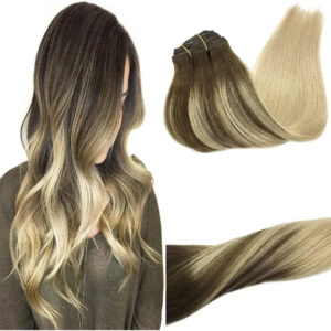 Cabello Humano Remy 40 Cm Marrón Marrón