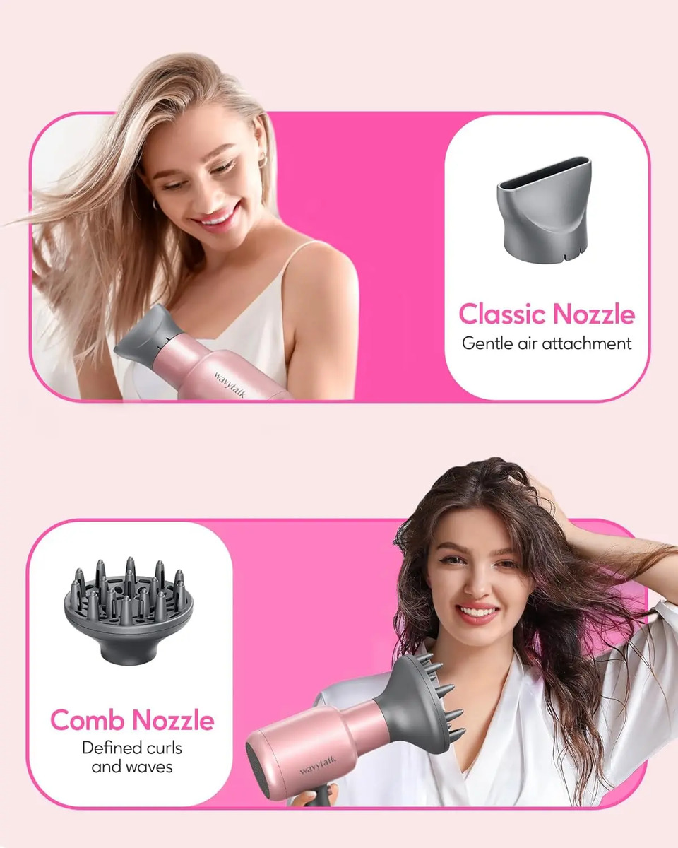 Secador De Pelo Wavytalk Iónico, 1875w, Rosa Dorado. - Image 3