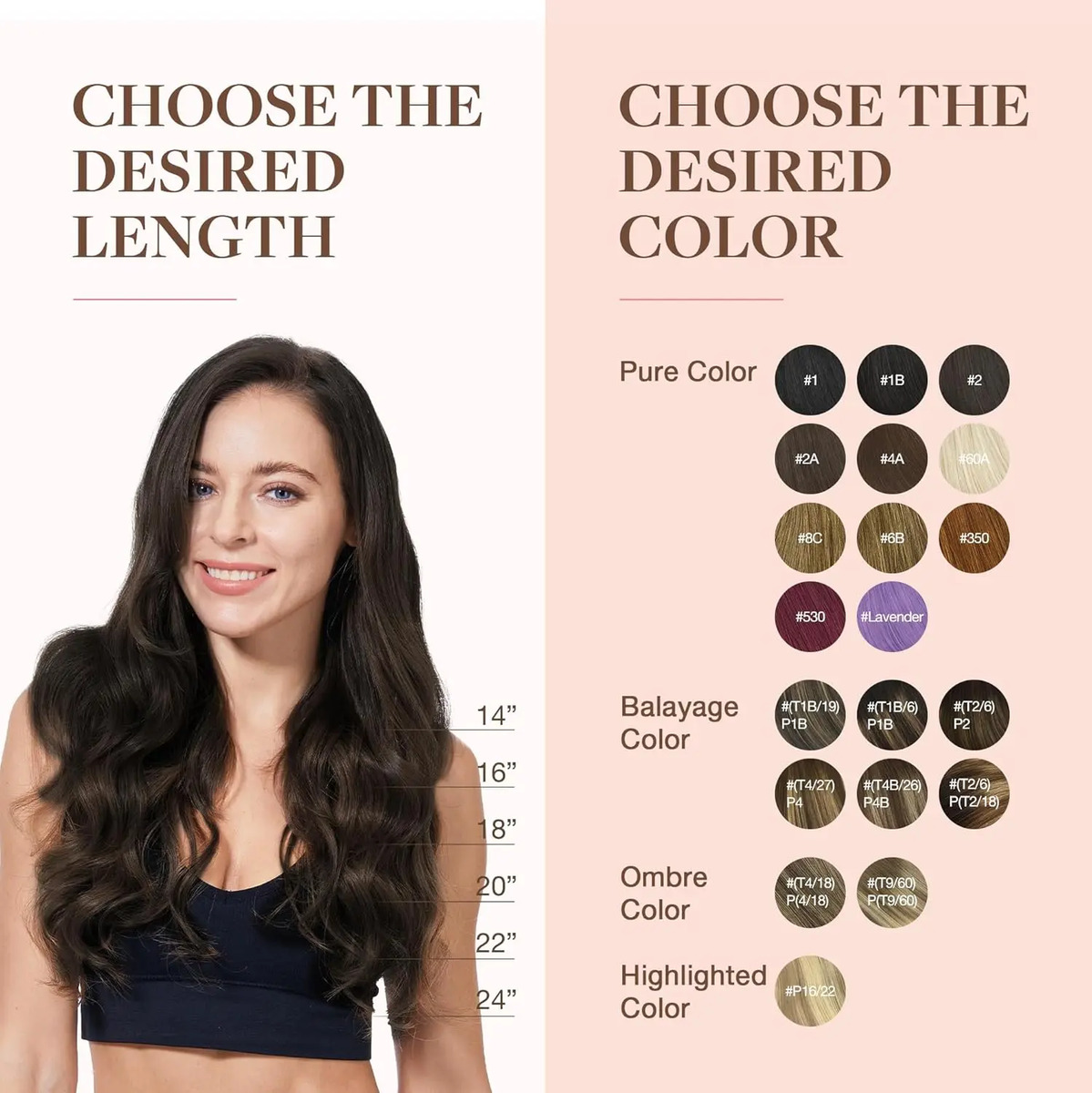 Cabello Humano Natural De 35 Cm Para Mujeres - Image 9