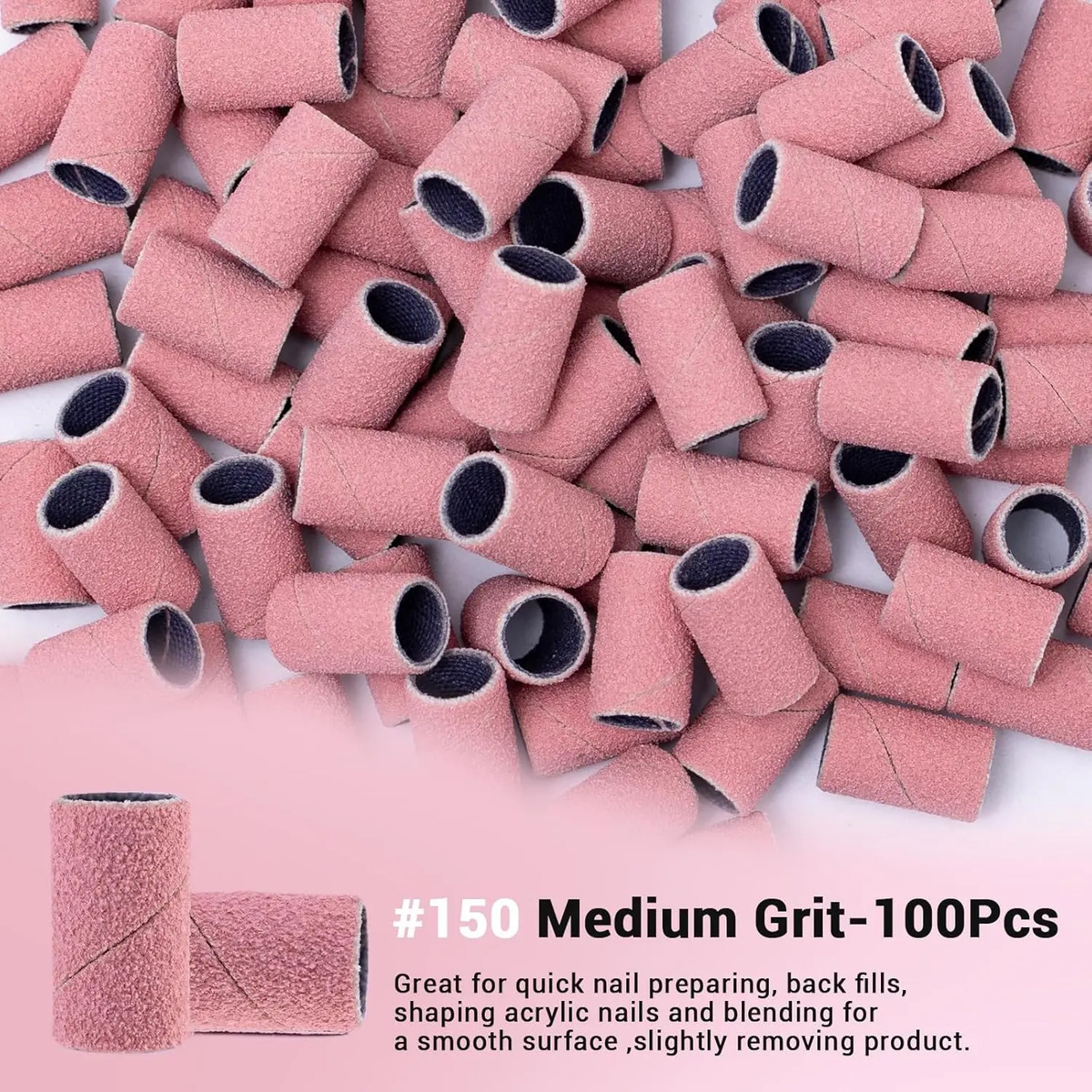 Pulseras De Lijado Para Uñas De 150 Granos Medios Para Manic - Image 4