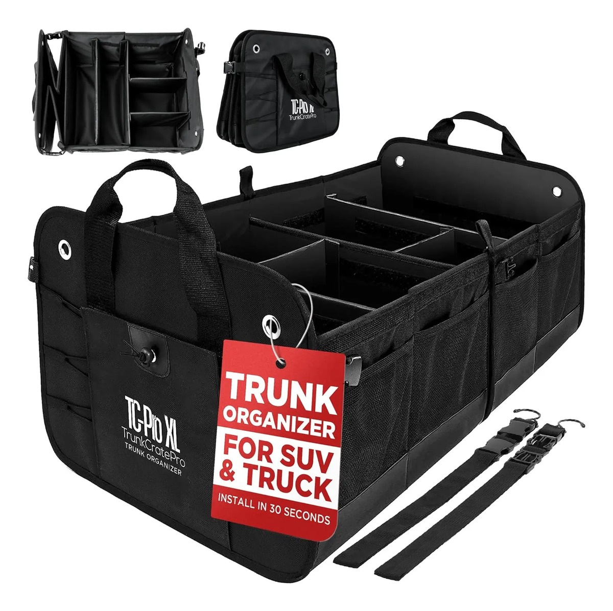 Organizador De Cajón Grande, 3 Compartimentos Para Suv