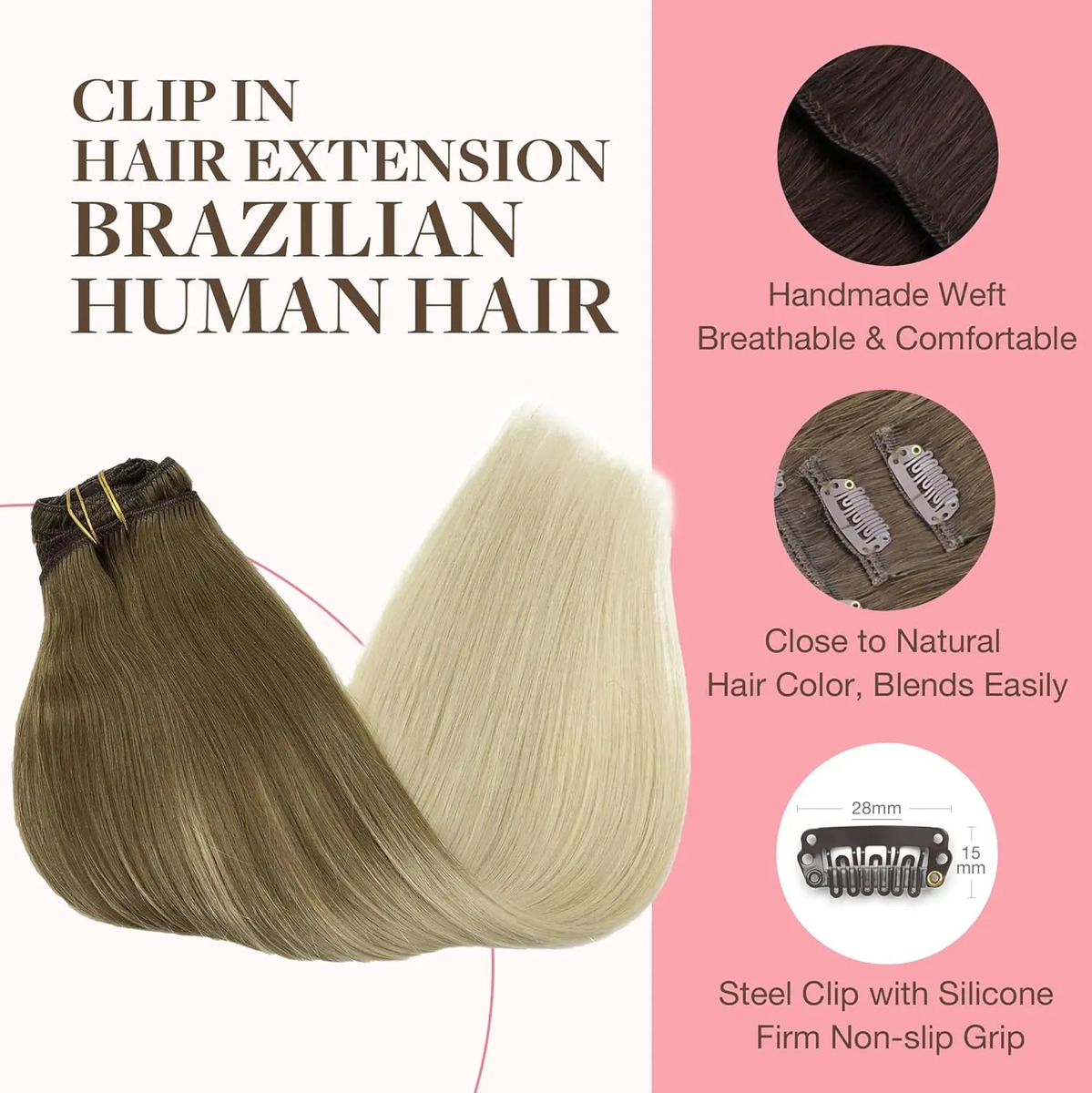 Extensiones Cabello Humano Remy 50cm Balayage - Image 3