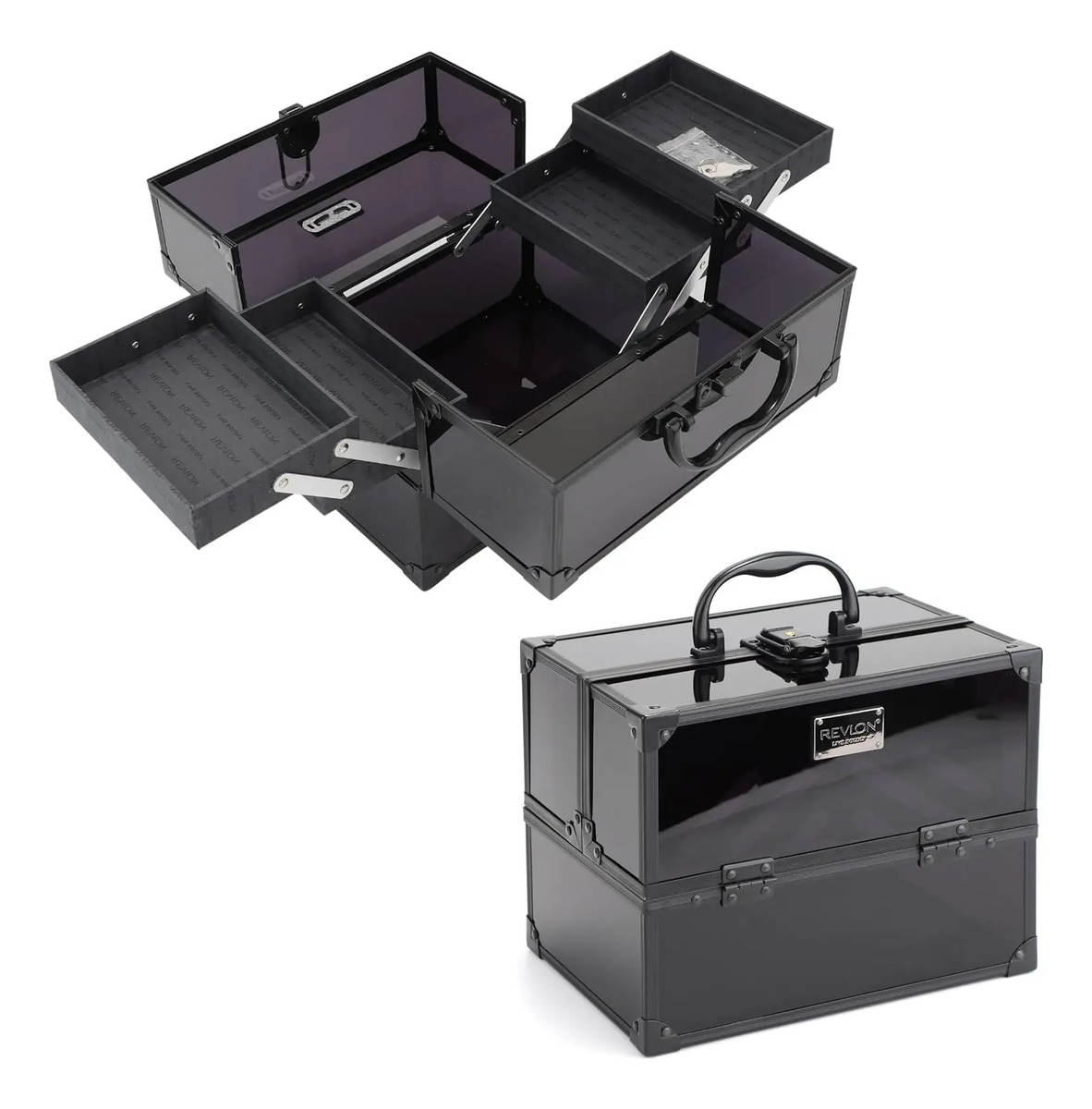 Caja Organizadora De Maquillaje Revlon, 25 Cm, Grande