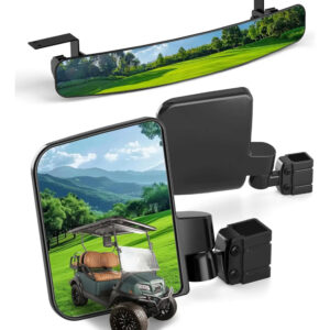 Espejo Para Carrito Golf Ajustable Plegable 180 Grados