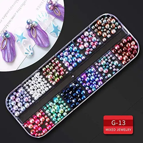 Kit De Arte Para Uñas Con 9 Cajas, Diamantes Y Cristales, In - Image 4