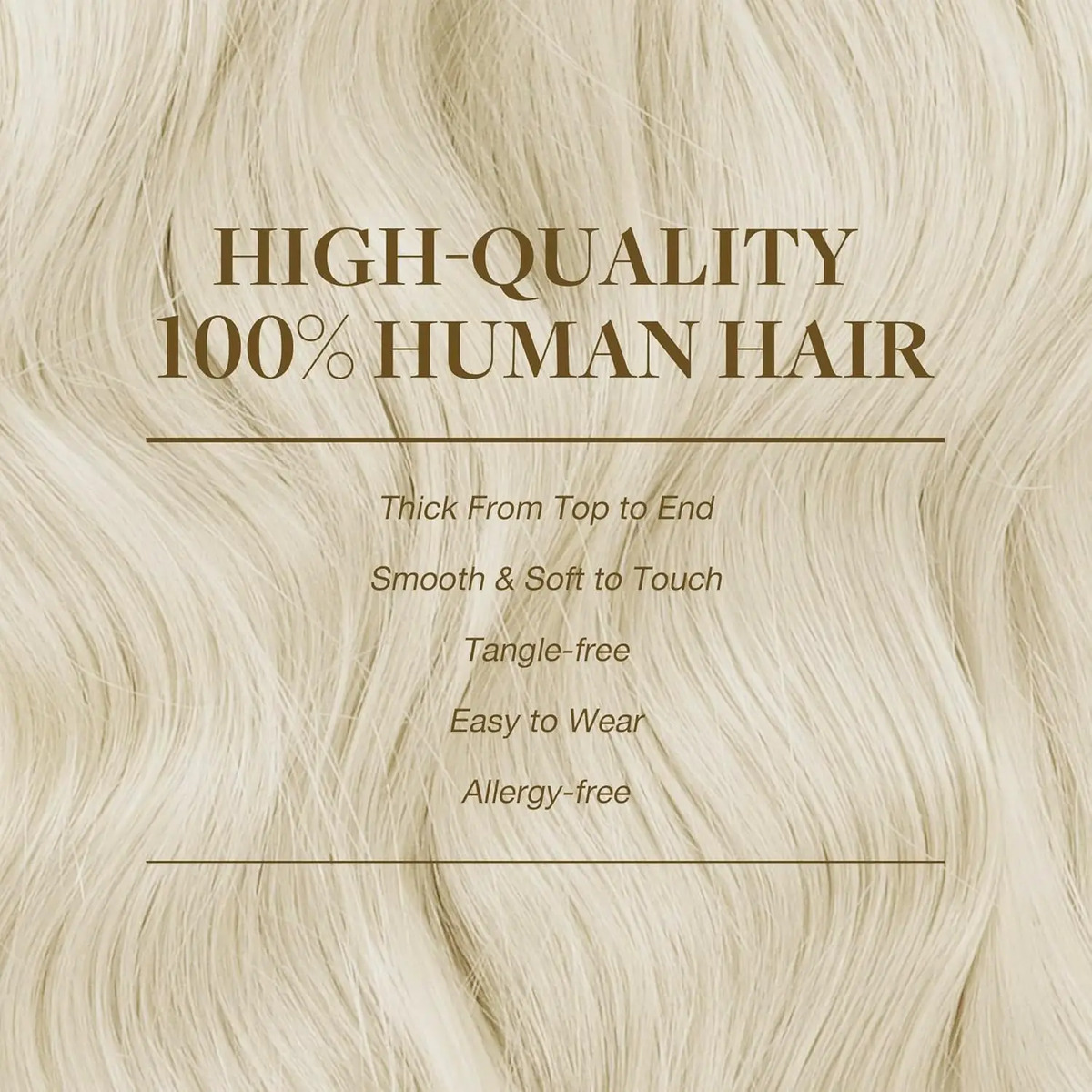 Cabello Humano Remy 45 Cm 7 Piezas Mujeres - Image 4
