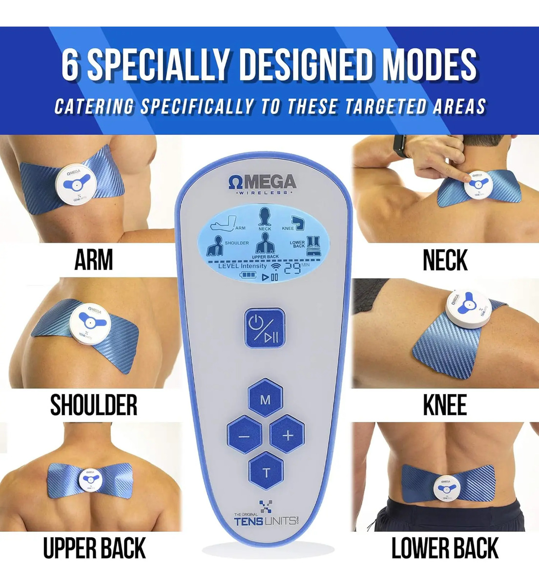 Unidad De Estimulación Muscular Con 6 Modos De Alivio De Dol - Image 4