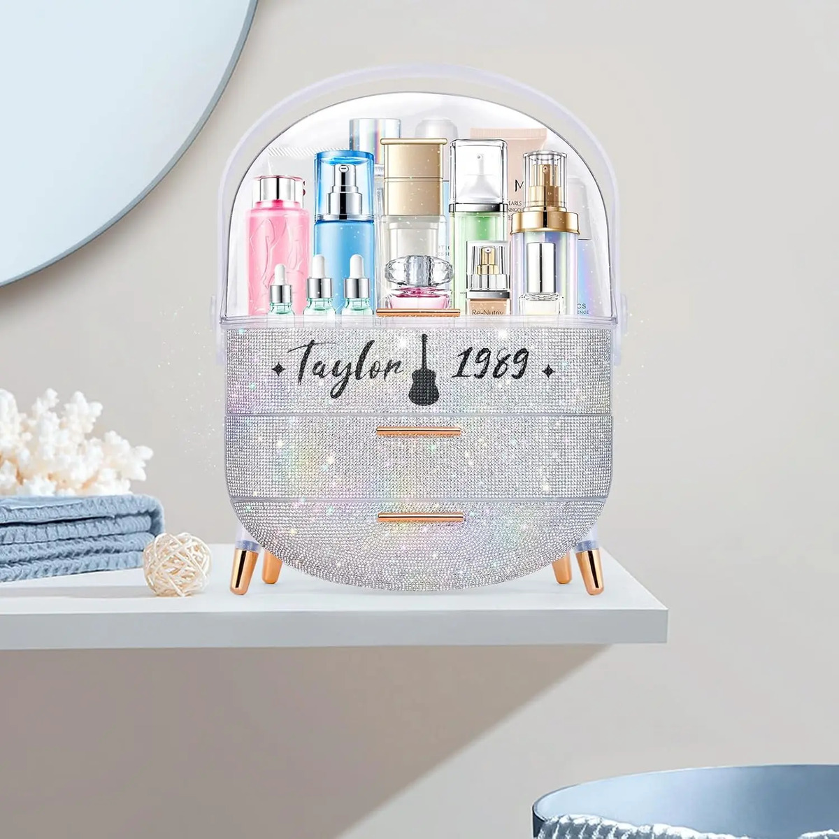 Organizador De Maquillaje Y Joyas, Con Cajones, Para Mostrad - Image 8