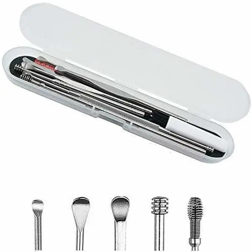 Kit Limpiador Oídos 8 Piezas Limpieza Cera Acero Inoxidable - Image 3
