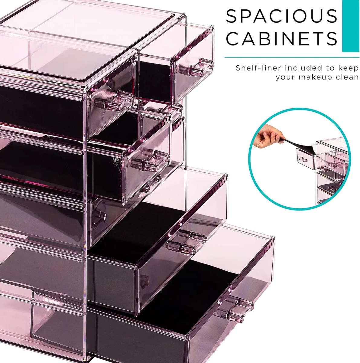 Organizador De Maquillaje En Acrílico Con 7 Cajones - Image 5